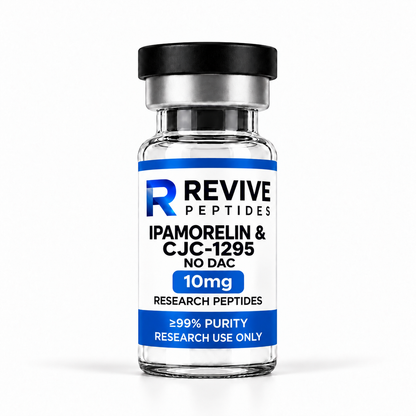 IPAMORELIN & CJC1295 NO DAC 10mg BLEND: Research Only