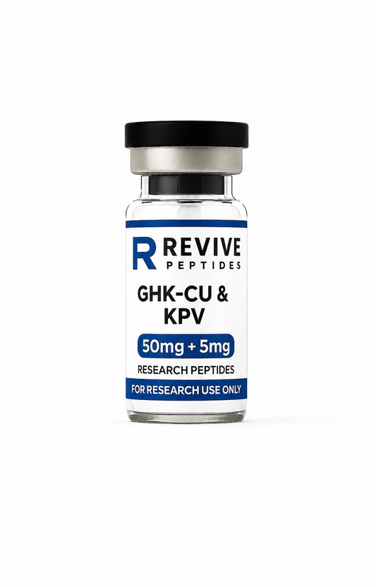 GHK-CU 50mg & KPV 5mg: Research only
