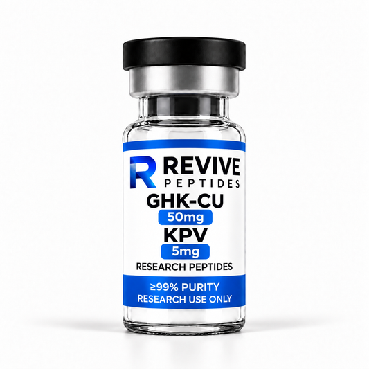 GHK-CU 50mg & KPV 5mg: Research only