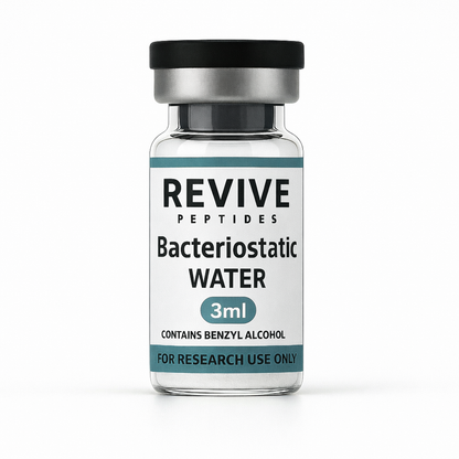 Bacteriostatic Water by Revive Peptides branding